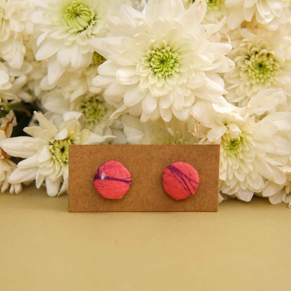 Candy Batik Earrings