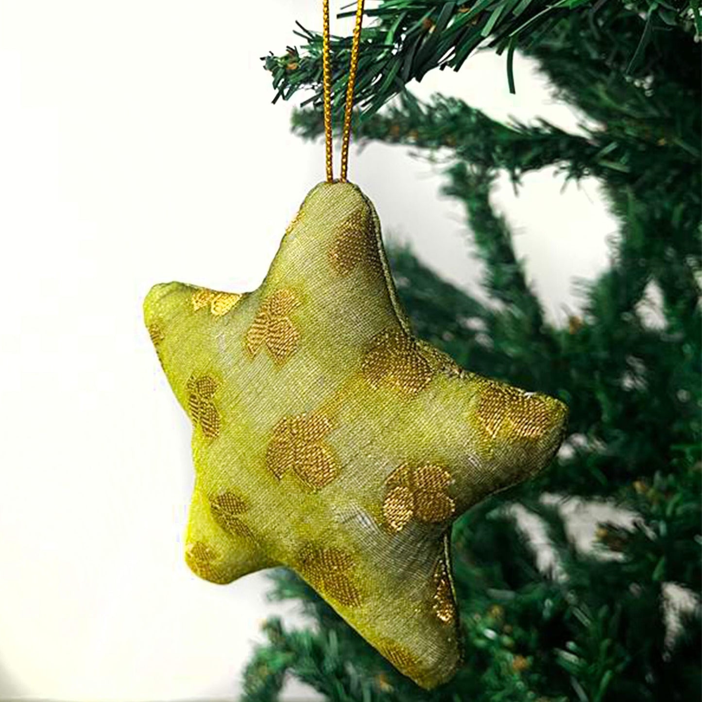 Olive Star Tree Ornament