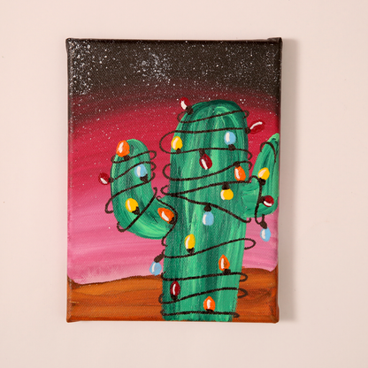 Christmas Cactus Frame