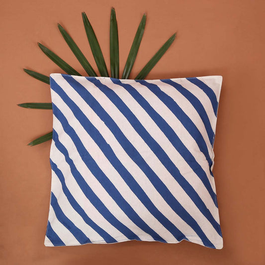Zebra Striped Cushion Cover