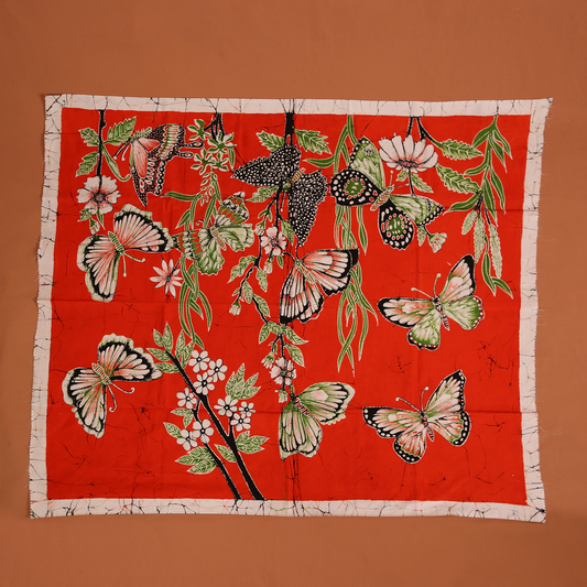 Exotic Butterfly Batik Wall Hanging