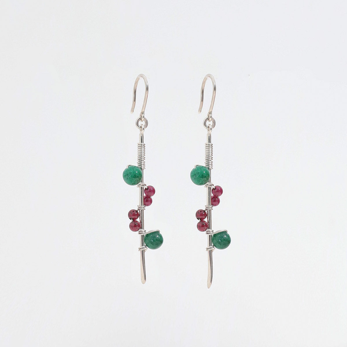 Holly Christmas Earrings
