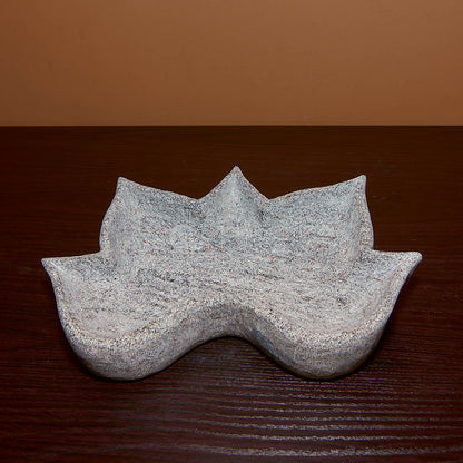 Five Point Stone Oil Lamp