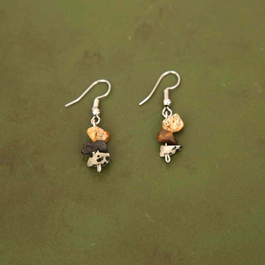 Gradient Stone Earrings