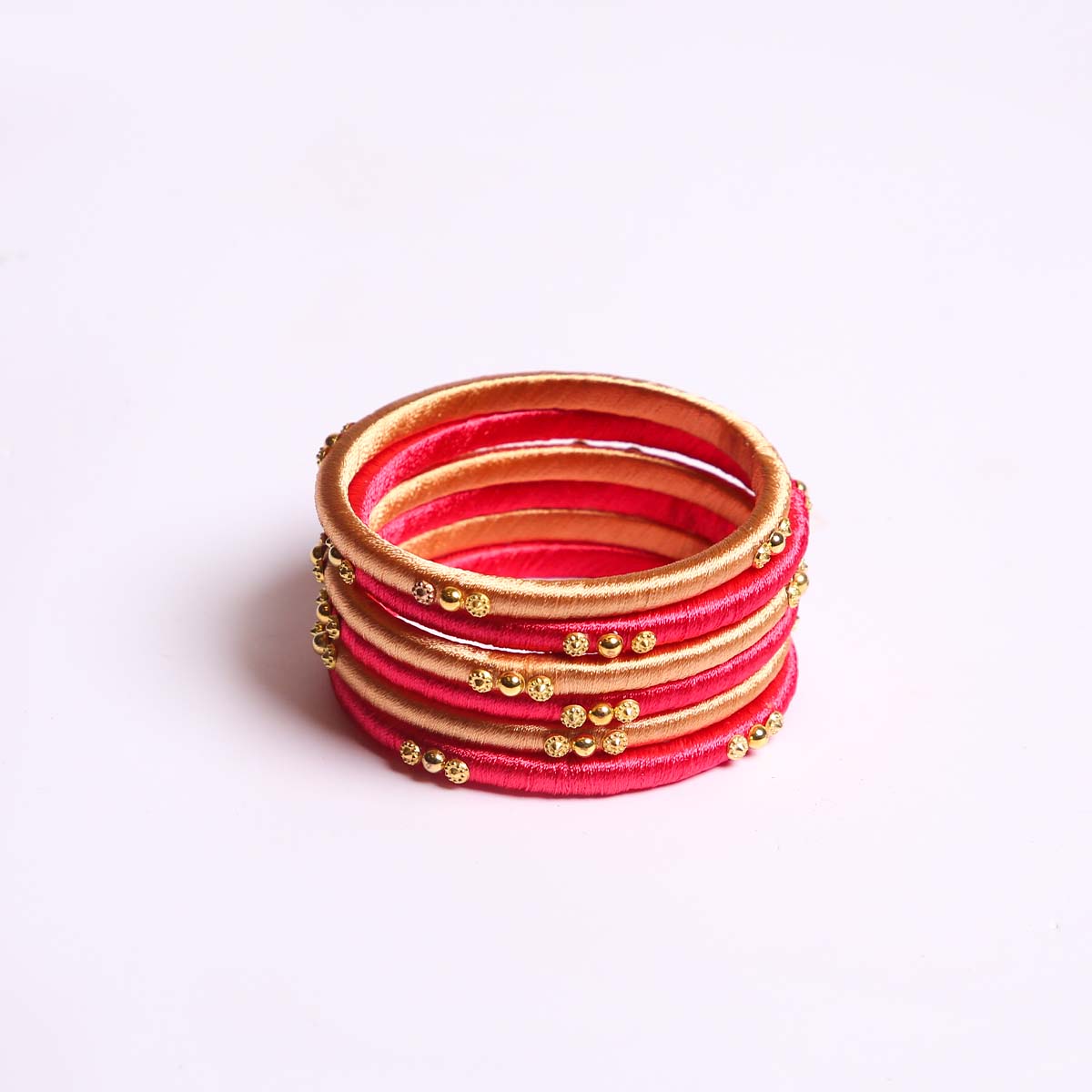 Pink Hues Bangle Set