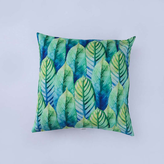 Pastel Leaves Cushion Cover
