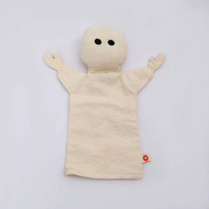 Brown Ghostie Puppet Set