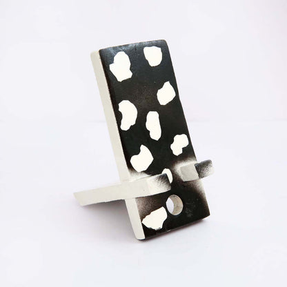 Spotted Wooden Phone Stand