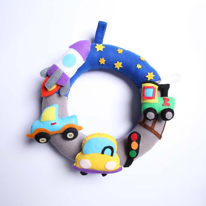 Around The World Vehicle Felt Hanger