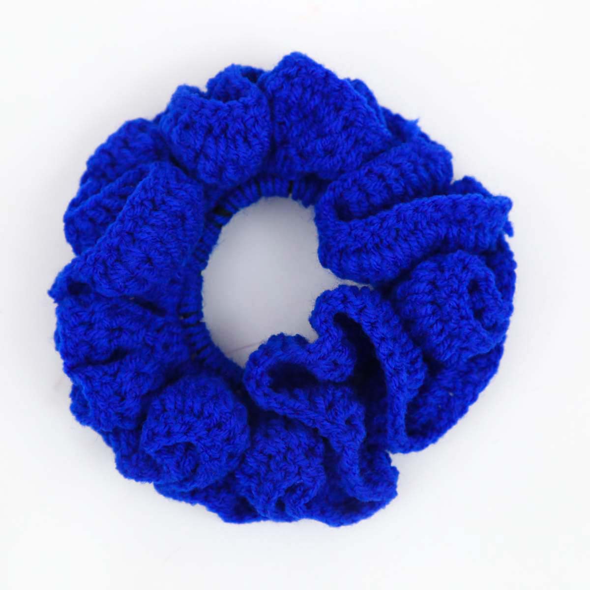 Bluebell Crochet Scrunchie