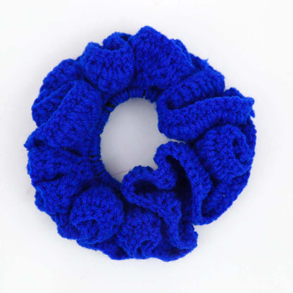 Bluebell Crochet Scrunchie
