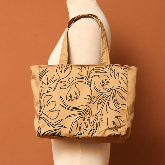 Mustard Fronds In The Wind Tote Bag