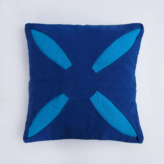 Azure Handloom Cushion Cover