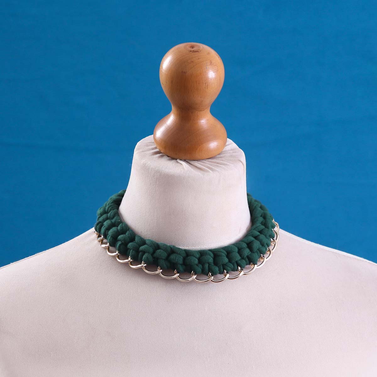 Sea Green Crochet Choker