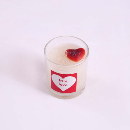 True Love Large Candle