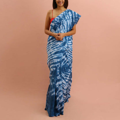 Tide Shibhori Arashi Tie Dye Saree