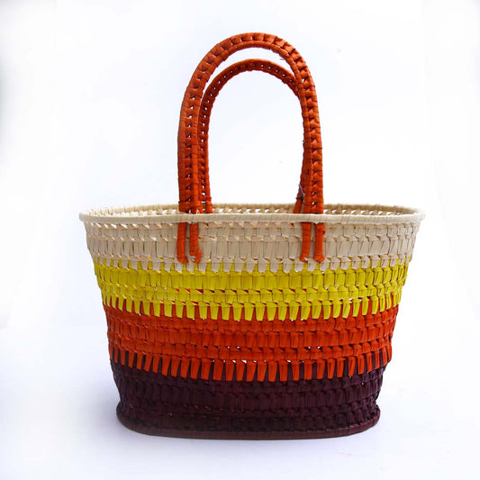 Earthy Palmyra Shopping Basket
