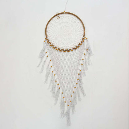Snowy Macrame Dream Catcher