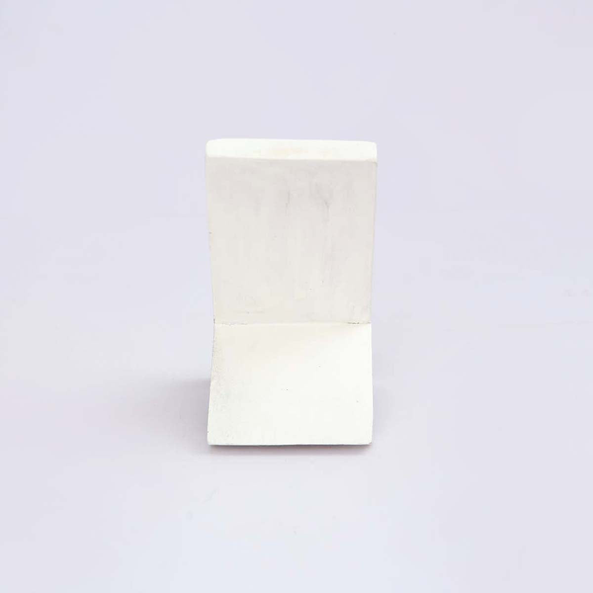 B&W Striped Wooden Phone Stand