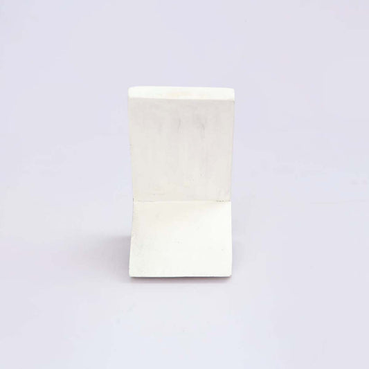 B&W Striped Wooden Phone Stand