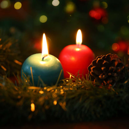 Red Apple a Day Candle