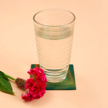 Artisnal Wooden Christmas Coaster Set