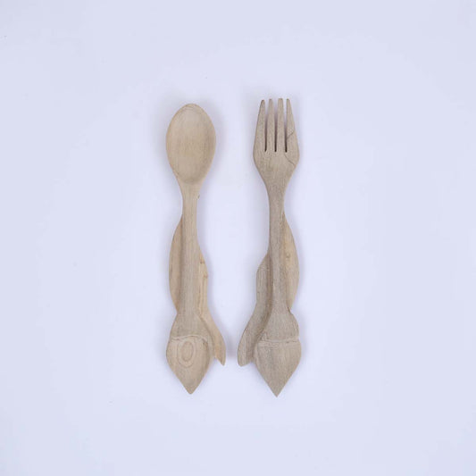 Fish Handle Fork &amp; Spoon Set