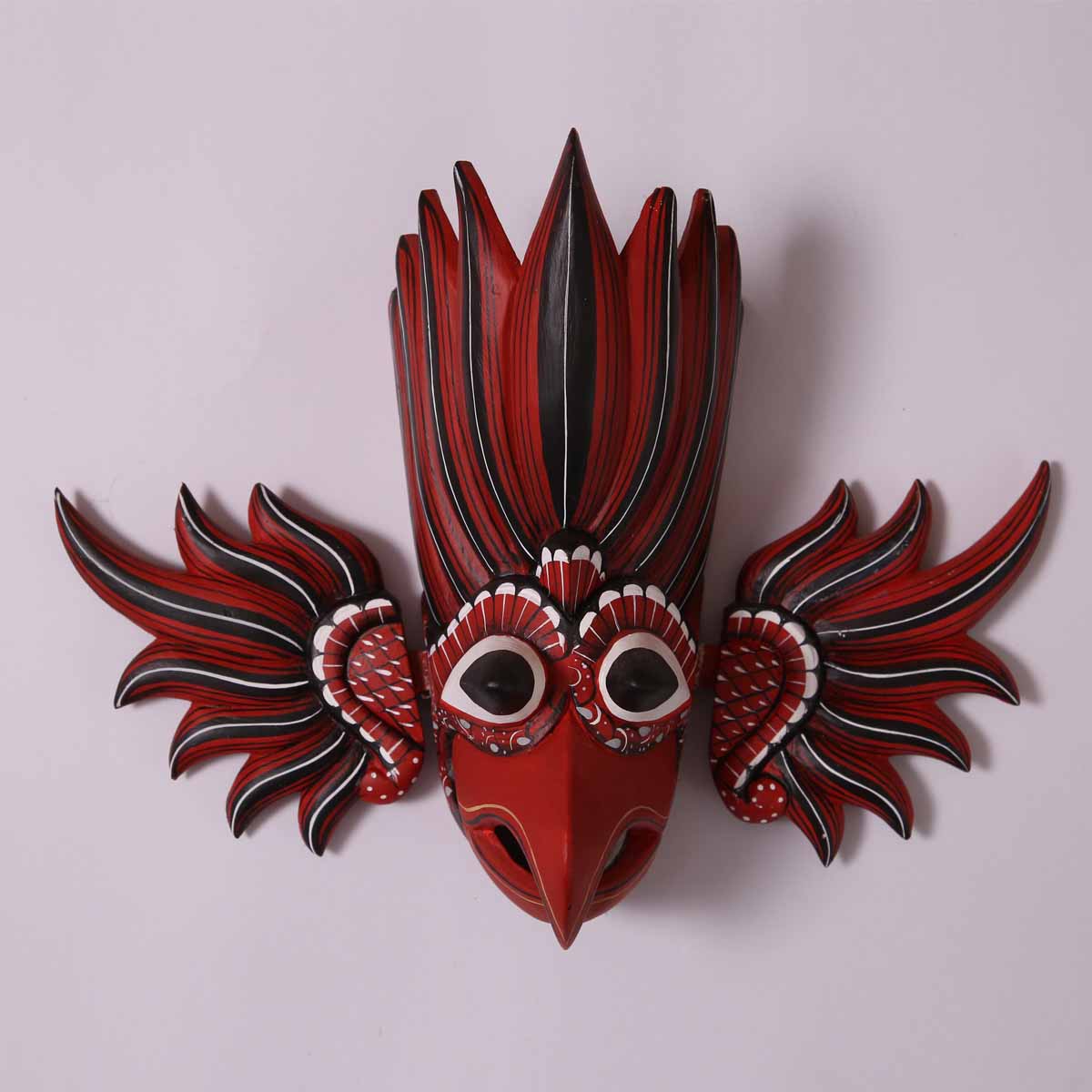 Red Gurulu Raksha Mask