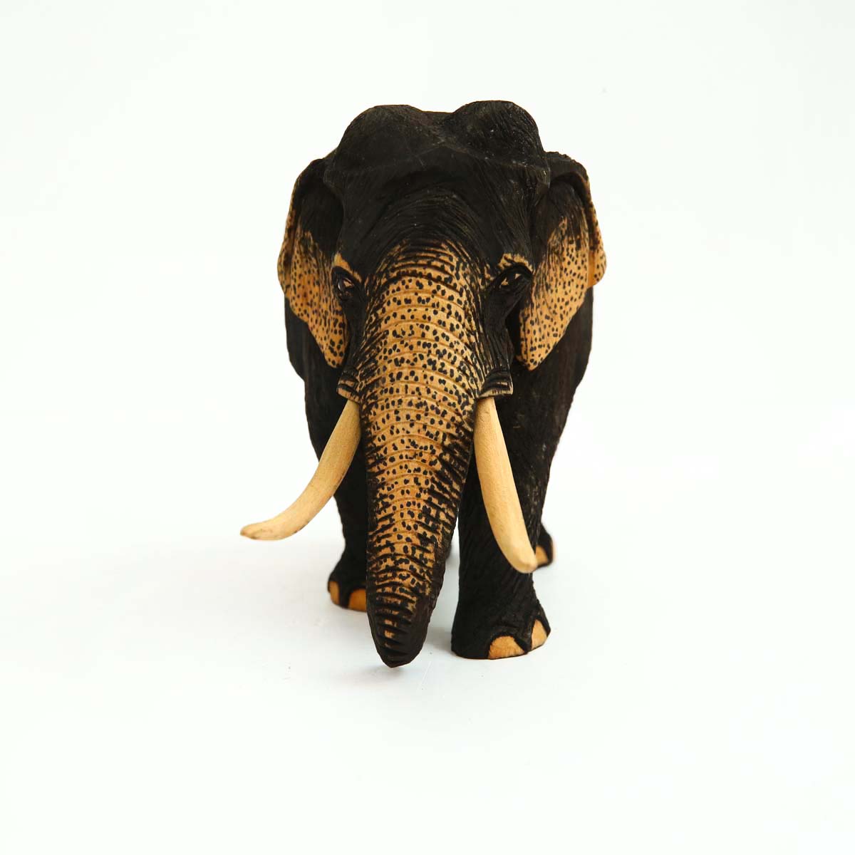 Tusker Wooden Statue