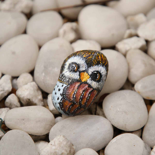 Whimsical Baby Owl Stone