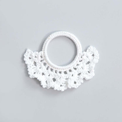 Ivory Crochet Napkin Ring Set