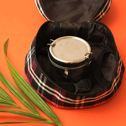 Circular Handloom Lunch Bag