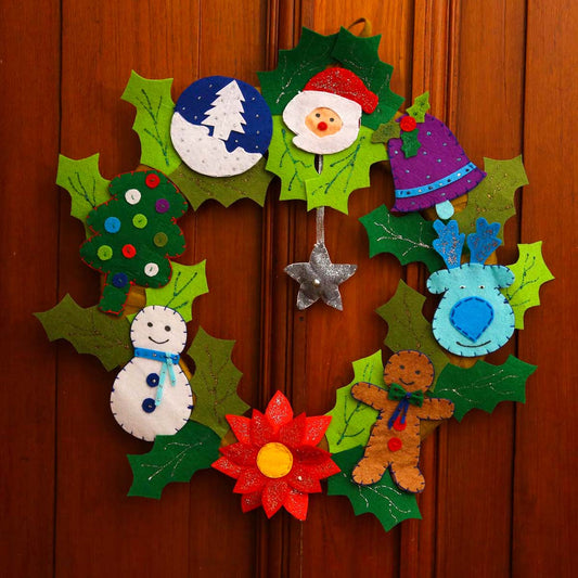 North Pole Christmas Wreath