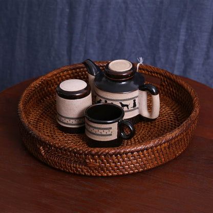 Gruha Large Soil Round Tray