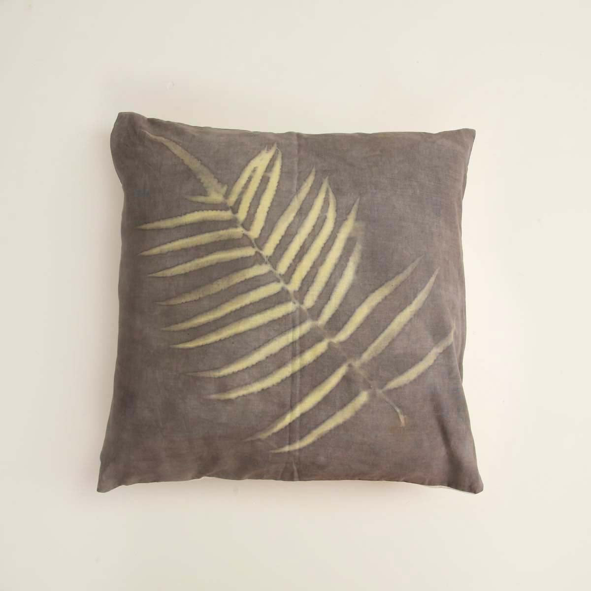 Palm Printed Cushion Cover