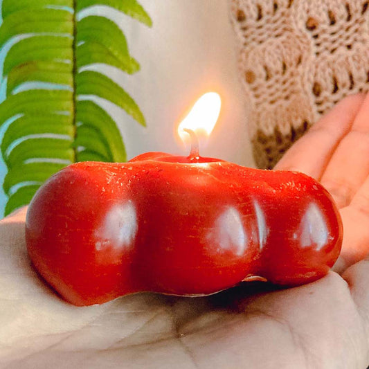 Gingerbread Cloud Candle