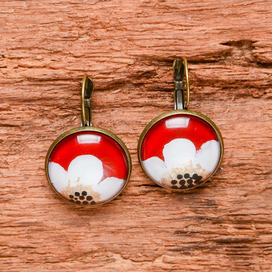Red Camilla Earrings