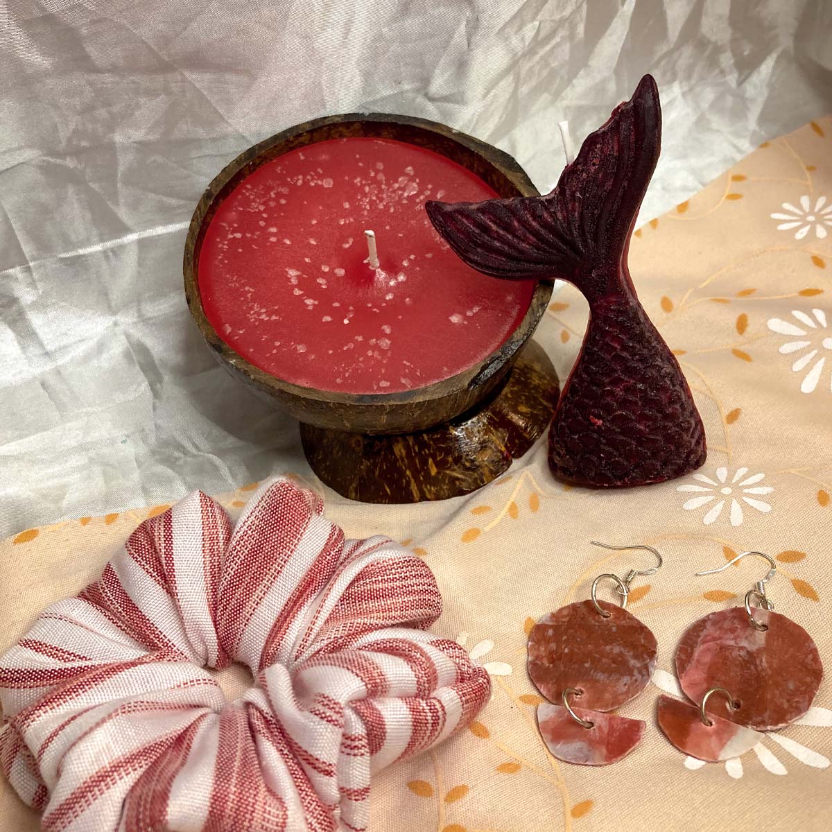 Strawberry Blonde Coconut Shell Candle - Small