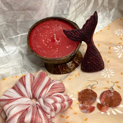 Strawberry Blonde Coconut Shell Candle - Small