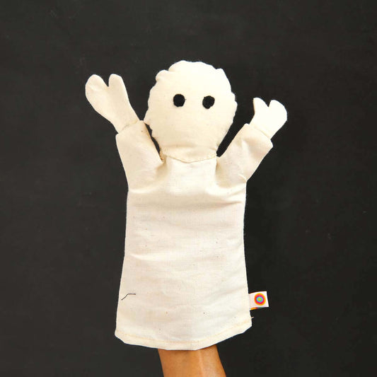 Blue Ghostie Hand Puppet Set