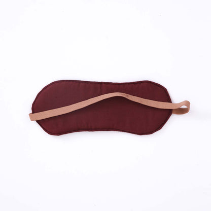 Maroon Hues Eye Mask