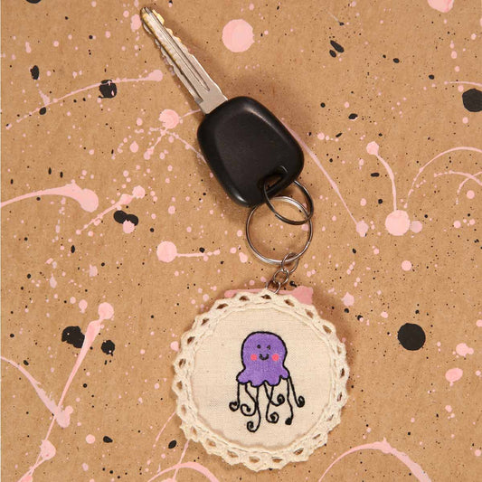 Tentacle Love Keytag