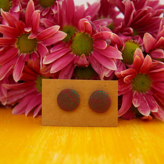 Mixed Handloom Stud Earrings