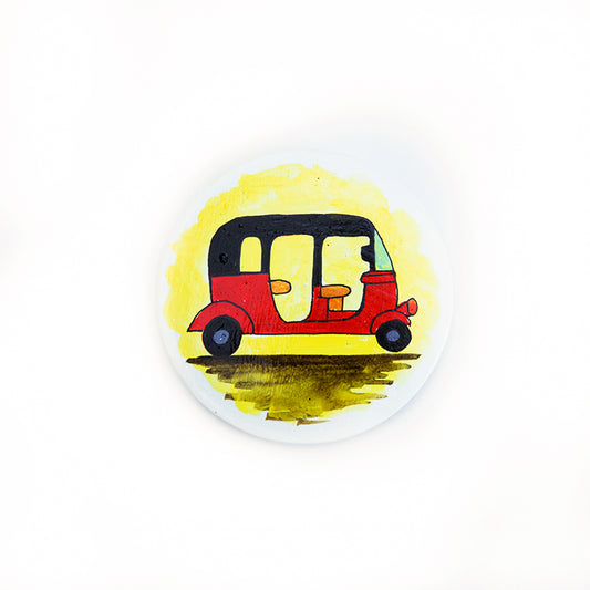 Tuk Tuk Painted Fridge Magnet