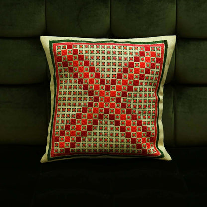Crimson Cushion Cover