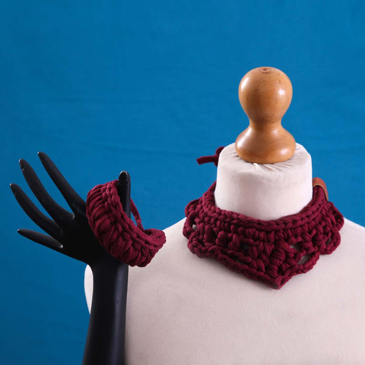 Merlot Necklace &amp; Bracelet Set