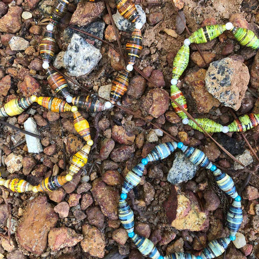 Paper Bead Bracelet