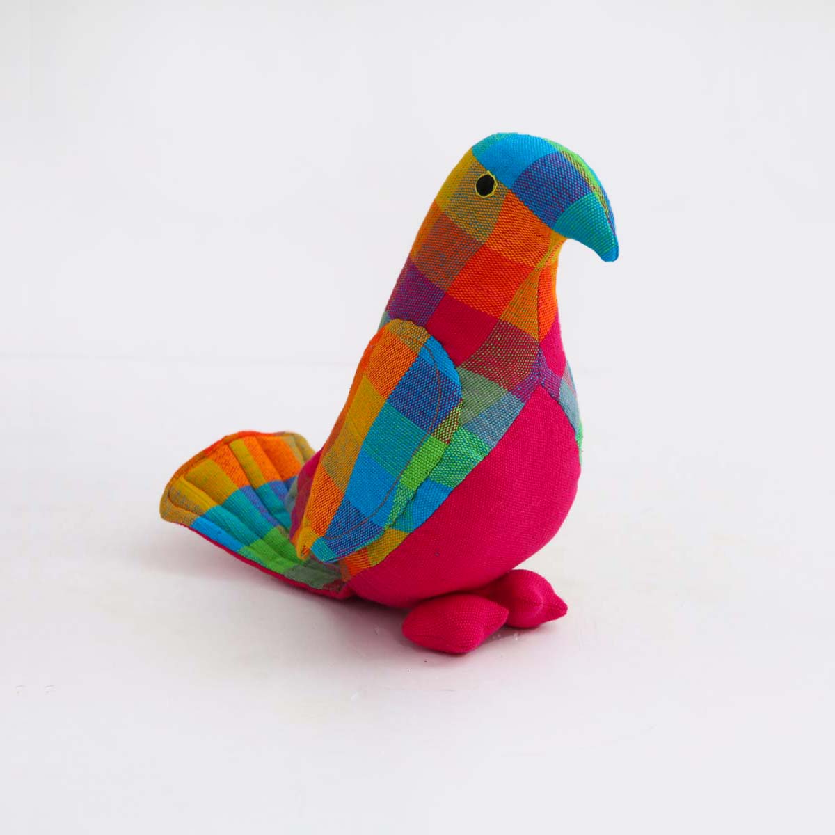 Pink Parrot Handloom Soft Toy