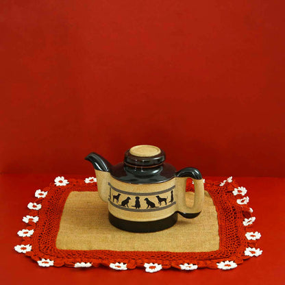 Burnt Orange Crochet Place Mat