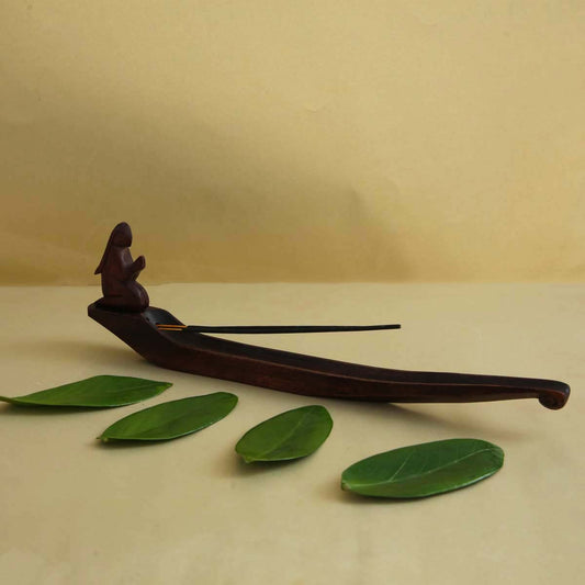 Worshipper Wooden Incense Stick Holder
